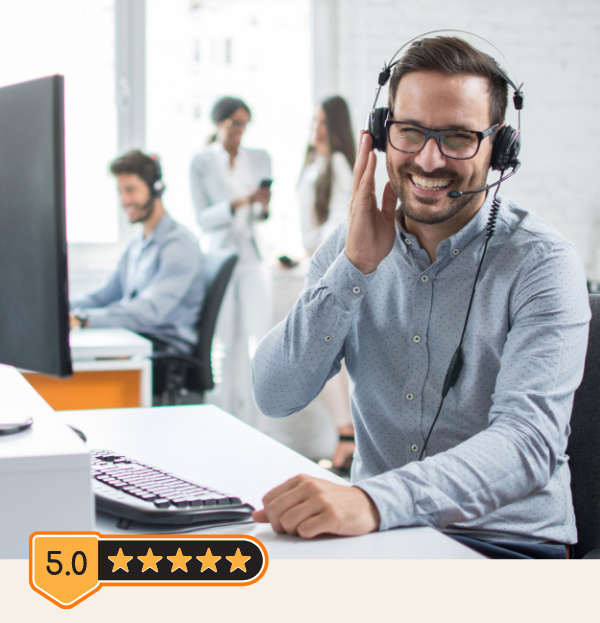 Five star telephone answering service for IT Support-1