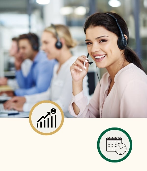 Telephone answering service for increased productivity